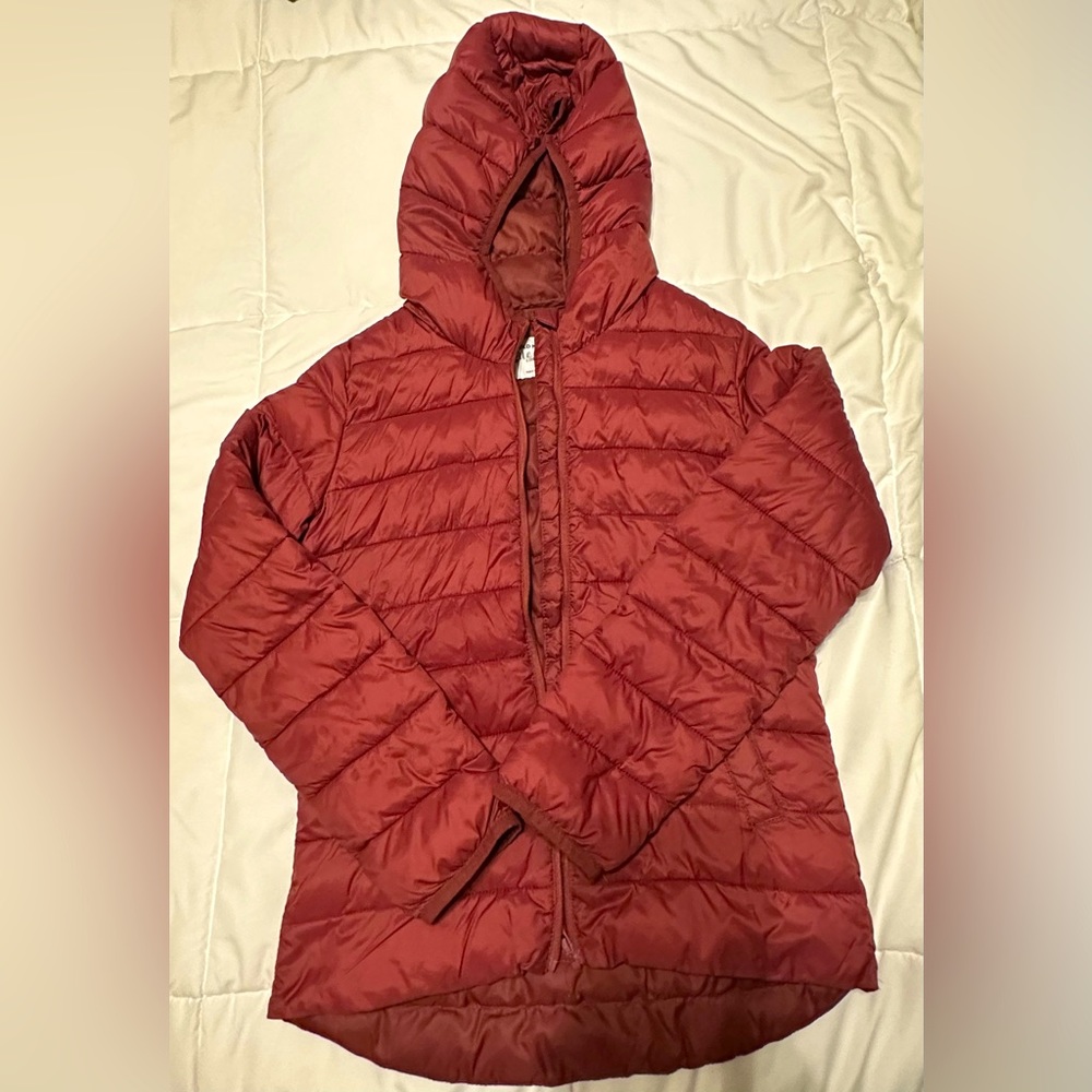 Girls puffy jacket size L